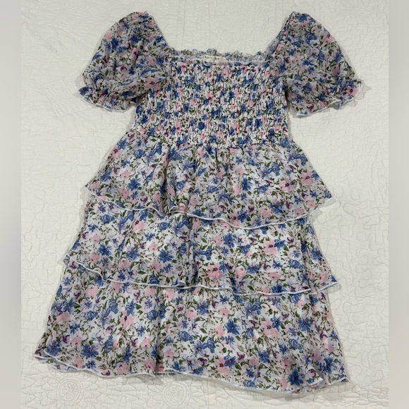 Thirty/Thirty Women’s Floral Puff Sleeve Dress / Size M - Picture 8 of 8